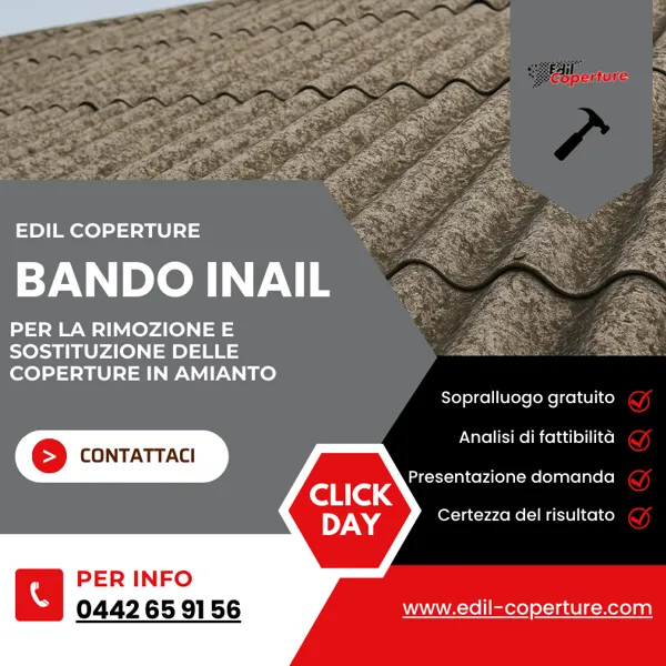 Bando INAIL per la rimozione dell’amianto: come funziona e perché scegliere Edil Coperture